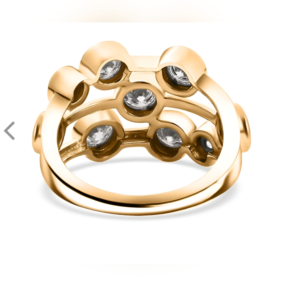 J. Francis for Swarovski 'Bubbles' ring, Size 6, new with tag - Picture 5 of 9